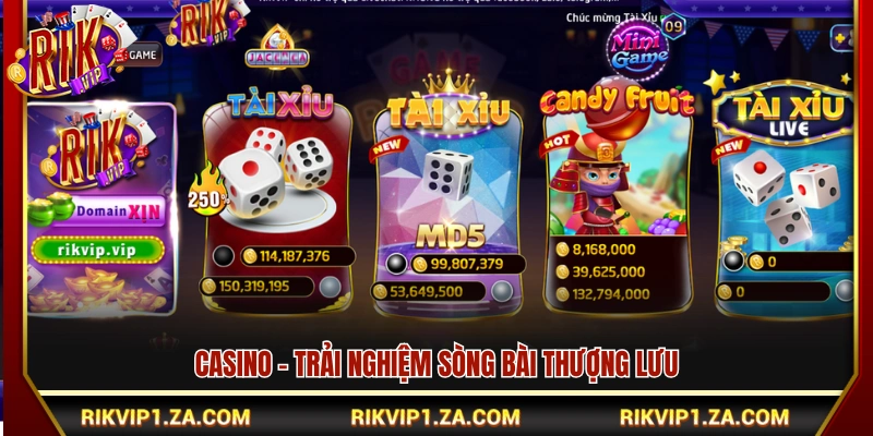 Giới Thiệu Rikvip – Cổng Game Xanh Chín Cho Người Chơi Việt 3 Casino – Tận hưởng không gian bài đẳng cấp