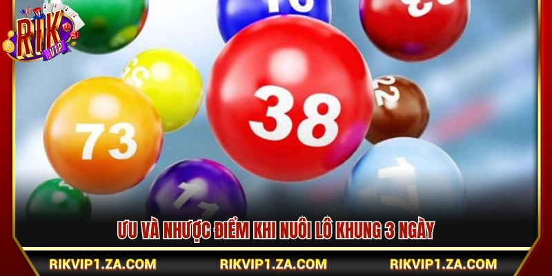 Khung Nuôi Lô 3 Ngày Là Gì? Cách Đánh An Toàn Dễ Áp Dụng 3 Điểm mạnh và yếu của khung nuôi lô 3 ngày