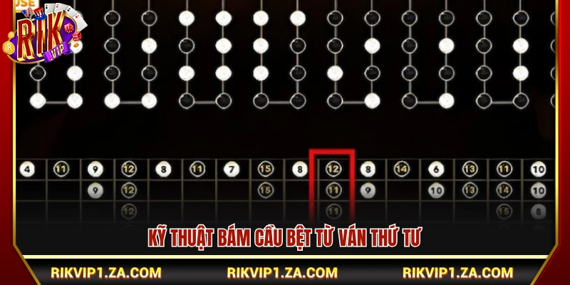 Mẹo dò cầu tài xỉu theo cầu bệt ở tay thứ tư